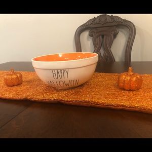 Rae Dunn happy Halloween candy bowl